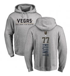 NHL Adidas Vegas Golden Knights #77 Brad Hunt Gray Backer Pullover Hoodie