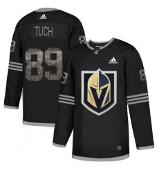 Men's Adidas Vegas Golden Knights #89 Alex Tuch Black Authentic Classic Stitched NHL Jersey