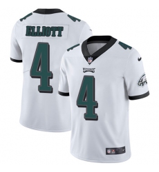 Men's Nike Philadelphia Eagles #4 Jake Elliott White Vapor Untouchable Limited Player NFL Jersey