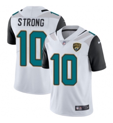 Youth Nike Jacksonville Jaguars #10 Jaelen Strong White Vapor Untouchable Limited Player NFL Jersey