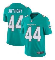 Youth Nike Miami Dolphins #44 Stephone Anthony Aqua Green Team Color Vapor Untouchable Limited Player NFL Jersey
