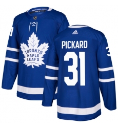 Youth Adidas Toronto Maple Leafs #31 Calvin Pickard Authentic Royal Blue Home NHL Jersey