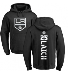 NHL Adidas Los Angeles Kings #25 Brooks Laich Black Backer Pullover Hoodie