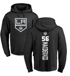 NHL Adidas Los Angeles Kings #56 Kurtis MacDermid Black Backer Pullover Hoodie