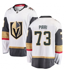 Men's Vegas Golden Knights #73 Brandon Pirri Authentic White Away Fanatics Branded Breakaway NHL Jersey