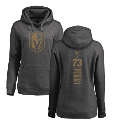 NHL Women's Adidas Vegas Golden Knights #73 Brandon Pirri Charcoal One Color Backer Pullover Hoodie