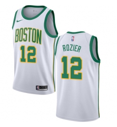 Youth Nike Boston Celtics #12 Terry Rozier Swingman White NBA Jersey - City Edition