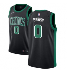 Youth Adidas Boston Celtics #0 Robert Parish Authentic Black NBA Jersey - Statement Edition