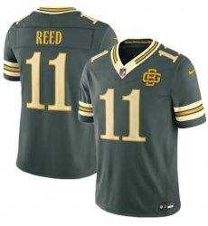 Men's Green Bay Packers #11 Jayden Reed Dark Green 2026 F.U.S.E. Rivalries Collection Limited Football Stitched Jersey