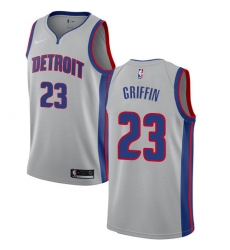Women's Nike Detroit Pistons #23 Blake Griffin Authentic Silver NBA Jersey Statement Edition