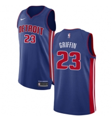 Youth Nike Detroit Pistons #23 Blake Griffin Authentic Royal Blue NBA Jersey - Icon Edition