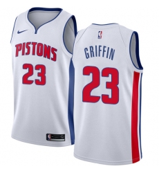 Youth Nike Detroit Pistons #23 Blake Griffin Swingman White NBA Jersey - Association Edition