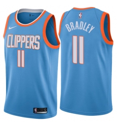 Men's Nike Los Angeles Clippers #11 Avery Bradley Swingman Blue NBA Jersey - City Edition