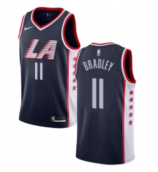 Women's Nike Los Angeles Clippers #11 Avery Bradley Swingman Navy Blue NBA Jersey - City Edition