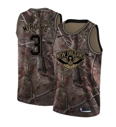 Men's Nike New Orleans Pelicans #3 Nikola Mirotic Swingman Camo Realtree Collection NBA Jersey