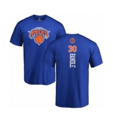 Basketball New York Knicks #30 Julius Randle Royal Blue Backer T-Shirt