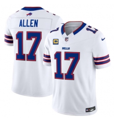 Men's Buffalo Bills #17 Josh Allen White 2026 F.U.S.E. With 4-Star C Vapor Untouchable Limited Football Stitched Jersey