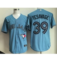 Men's Toronto Blue Jays #39 Trey Yesavage Light Blue Cool Base Jersey