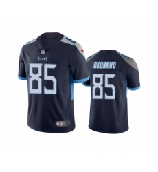 Men's Tennessee Titans #85 Chig Okonkwo Navy Vapor Untouchable Stitched Jersey