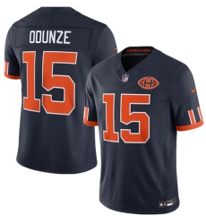 Men's Chicago Bears #15 Rome Odunze Navy 2026 F.U.S.E. Rivalries Collection Limited Football Stitched Jersey