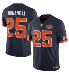 Men's Chicago Bears #25 Kyle Monangai Navy 2026 F.U.S.E. Rivalries Collection Limited Football Stitched Jersey