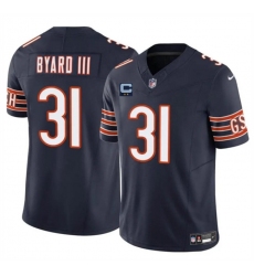 Men's Chicago Bears #31 Kevin Byard III Navy 2025 F.U.S.E. With 2-Star C Vapor Untouchable Limited Stitched Football Jersey