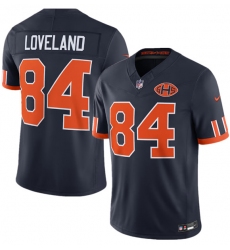Men's Chicago Bears #84 Colston Loveland Navy 2026 F.U.S.E. Rivalries Collection Limited Football Stitched Jersey