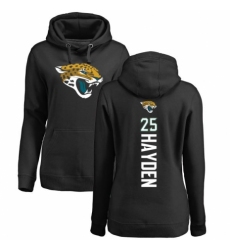 NFL Women's Nike Jacksonville Jaguars #25 D.J. Hayden Black Backer Pullover Hoodie