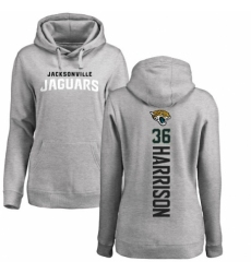 NFL Women's Nike Jacksonville Jaguars #36 Ronnie Harrison Ash Backer Pullover Hoodie