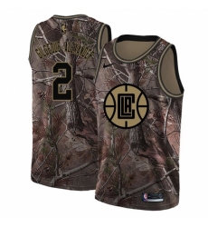 Women's Nike Los Angeles Clippers #2 Shai Gilgeous-Alexander Swingman Camo Realtree Collection NBA Jersey