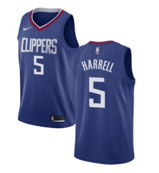 Women's Nike Los Angeles Clippers #5 Montrezl Harrell Swingman Blue NBA Jersey - Icon Edition