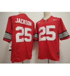 Men's Ohio State Buckeyes #25 Lamar Bo Jackson Red 2026 F.U.S.E. Limited Stitched Jersey
