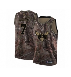 Men's Charlotte Hornets #7 Dwayne Bacon Swingman Camo Realtree Collection Basketball Jersey