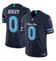 Men's Tennessee Titans #0 Calvin Ridley Navy 2026 F.U.S.E. 'Music City' Rivalries Collection Limited Football Stitched Jersey