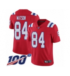 Men's New England Patriots #84 Benjamin Watson Red Alternate Vapor Untouchable Limited Player 100th Season Football Jersey