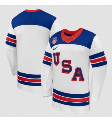 Men's USA Blank White 2026 Stitched Jersey
