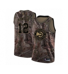 Women's Atlanta Hawks #12 De'Andre Hunter Swingman Camo Realtree Collection Basketball Jersey