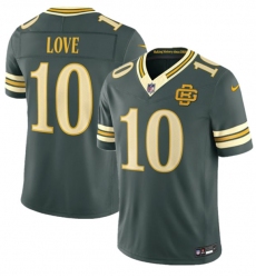 Men's Green Bay Packers #10 Jordan Love Dark Green 2026 F.U.S.E. Rivalries Collection Limited Football Stitched Jersey