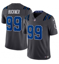 Men's Indianapolis Colts #99 DeForest Buckner Dark Gray 2026 F.U.S.E. Rivalries Collection Limited Football Stitched Jersey
