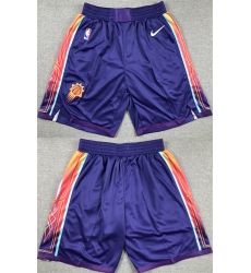 Men's Phoenix Suns Purple City Edition Shorts (Run Small)