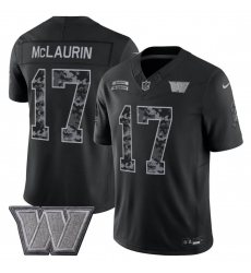 Men's Washington Commanders #17 Terry McLaurin Black F.U.S.E. 2026 Salute to Service Limited Football Stitched Jersey