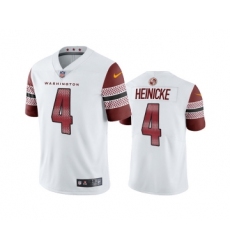Men's Washington Commanders #4 Taylor Heinicke White Vapor Untouchable Stitched Football Jersey