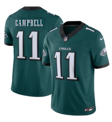 Men's Philadelphia Eagles #11 Jihaad Campbell Green 2026 F.U.S.E. Vapor Untouchable Limited Football Stitched Jersey