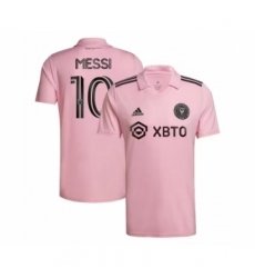 Youth Inter Miami CF #10 Lionel Messi Pink Soccer Jersey