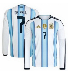 Men 7 Rodrigo De Paul Argentina National Team World Cup 2