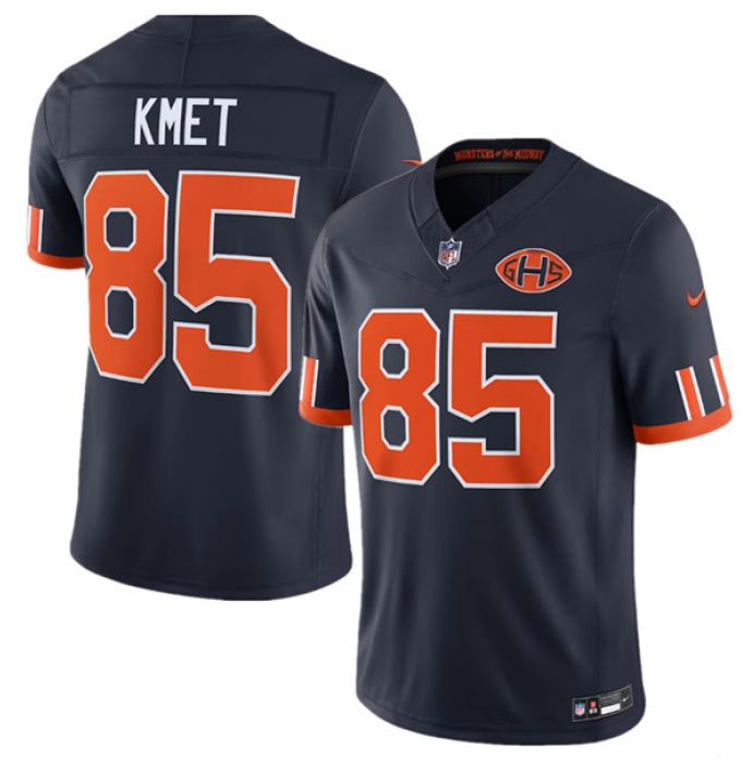 Men's Chicago Bears #85 Cole Kmet Navy 2026 F.U.S.E. Rivalries Collection Limited Football Stitched Jersey