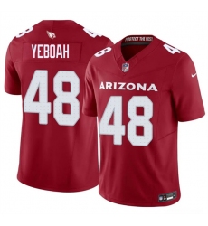 Men's Arizona Cardinals #48 Kenny Yeboah Red 2026 F.U.S.E. Vapor Untouchable Limited Football Stitched Jersey
