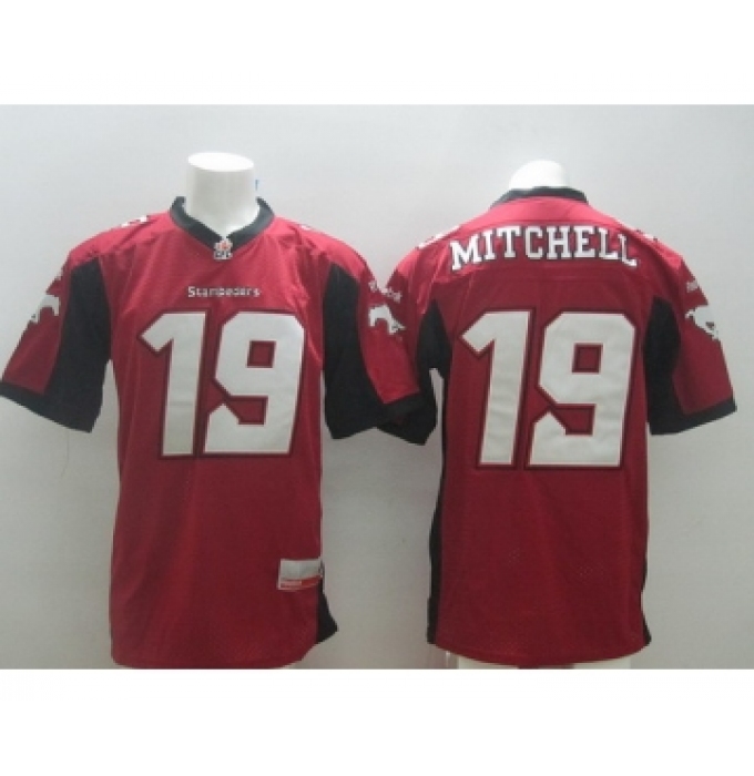 CFL Calgary Stampeders #19 Bo Levi Mitchell Red Jersey