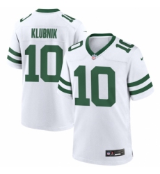 Men's New York Jets #10 Cade Klubnik White 2026 Draft F U S E Vapor Untouchable Limited Stitched Jersey