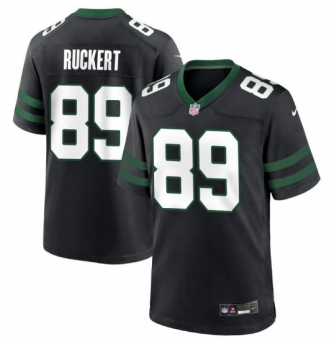 Men's New York Jets #89 Jeremy Ruckert Black 2026 Draft F U S E Vapor Untouchable Limited Stitched Jersey